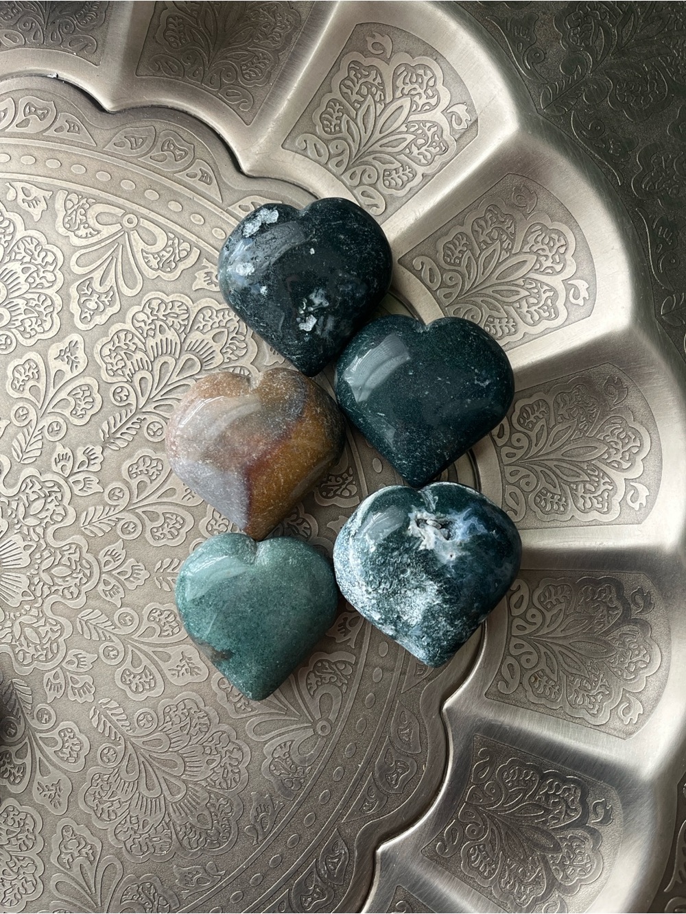 Ocean Jasper Heart
